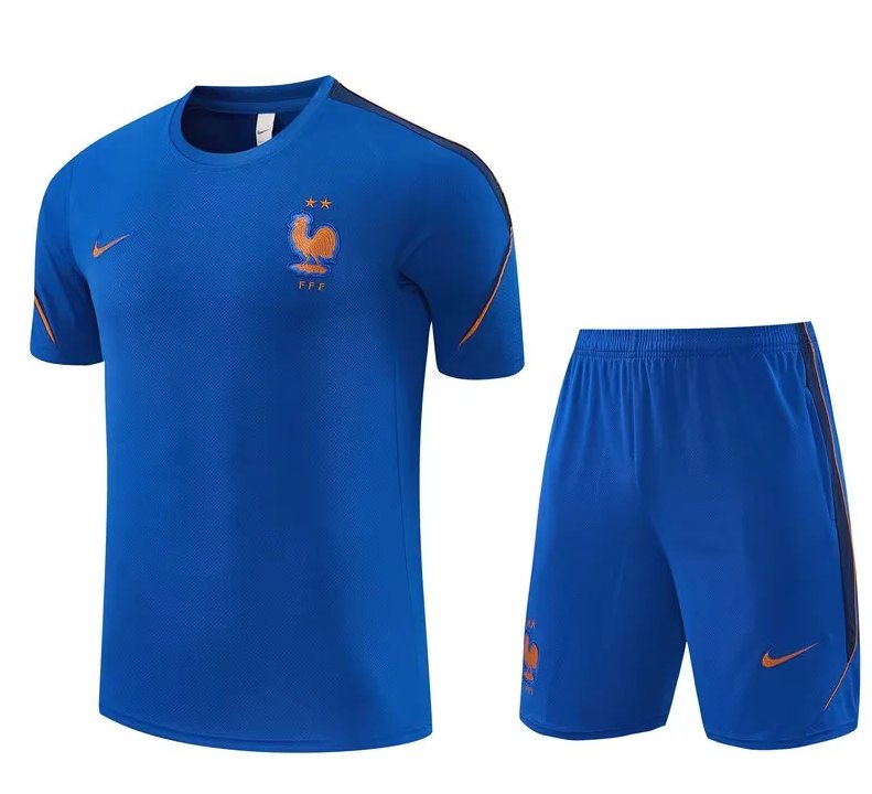 AAA Quality France 26/27 Blue Training Kit Jerseys